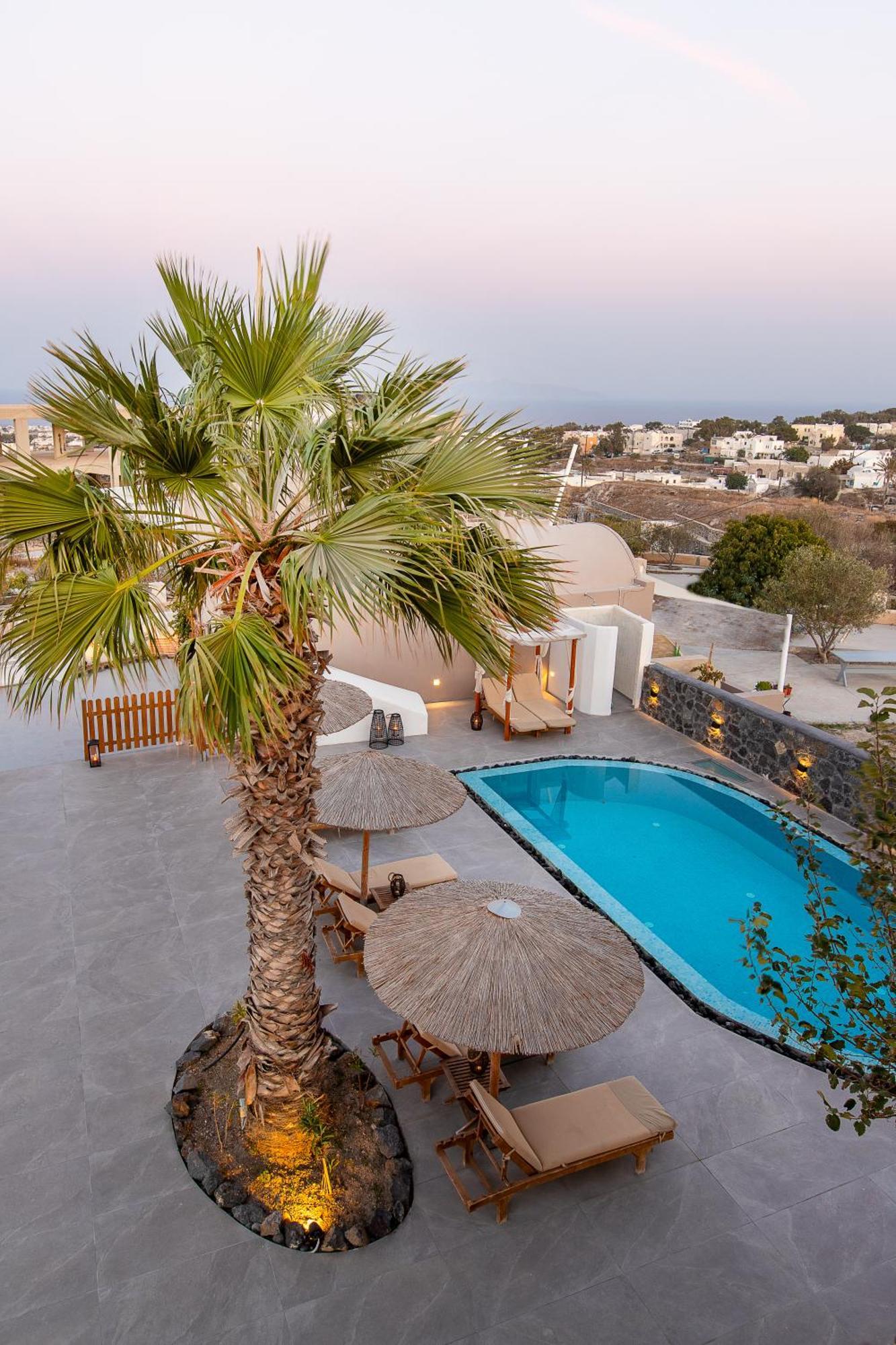 Santorini Villatzio Suites เมซาเรีย ภายนอก รูปภาพ