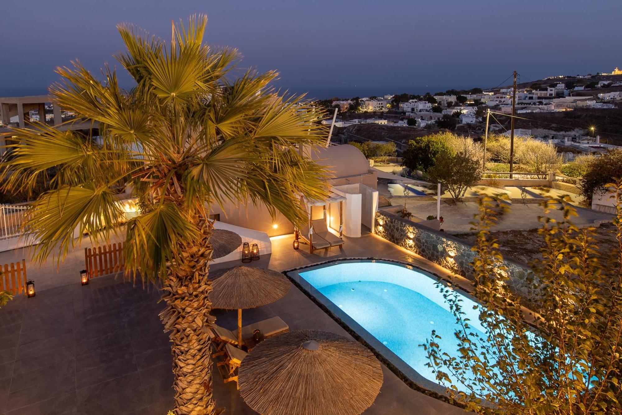 Santorini Villatzio Suites เมซาเรีย ภายนอก รูปภาพ